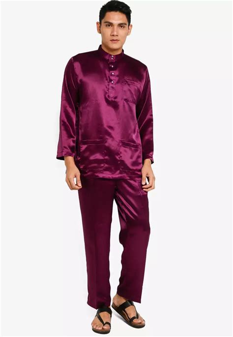 Buy Gene Martino Tradisional Baju Melayu Online Zalora Philippines