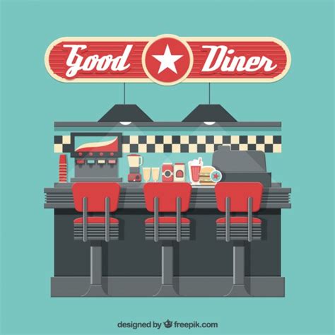 Diner Vector at Vectorified.com | Collection of Diner Vector free for ...