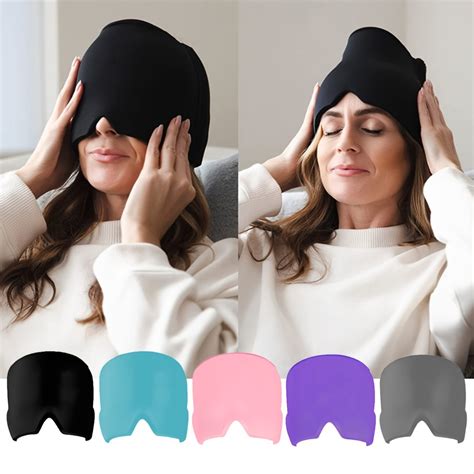 Migraine Ice Head Wrap Headache Relief Hat For Migraine Cap For