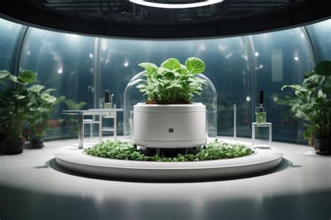 Premium AI Image Organic Vegetable Farm Hydroponic Vegetable Plant