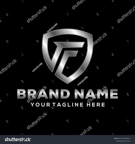 Letter F Shield Logo Design Creative Stock Vector Royalty Free 2165706373 Shutterstock