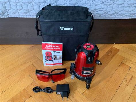 DEKO LASER 4V 1H Самонивелиращ линеен лазерен нивелир гр. София Хаджи ...