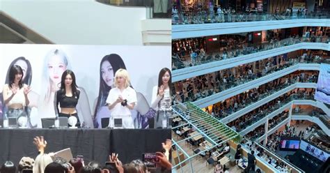 K-pop girl group Aespa at Plaza Singapura, 6 floors of mall packed with ...