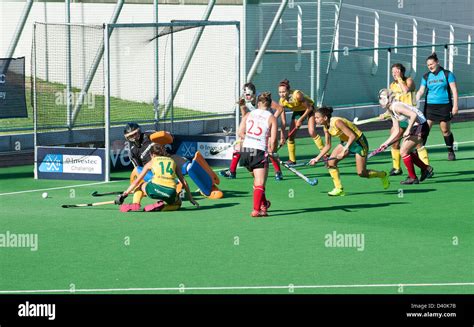 South Africa v England Ladies hockey match at Hartleyvale Stadium Cape ...