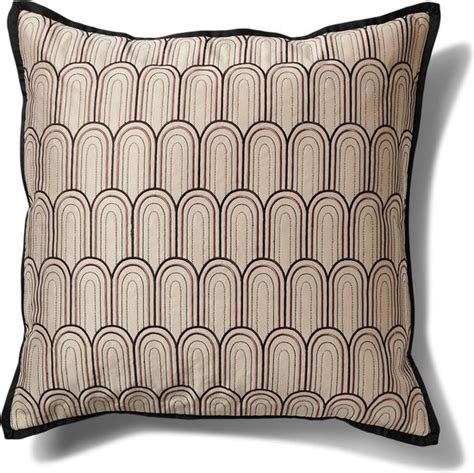 Riviera Maison Kussensloop 50x50 Rm Faye Pillow Cover Beige 50x50