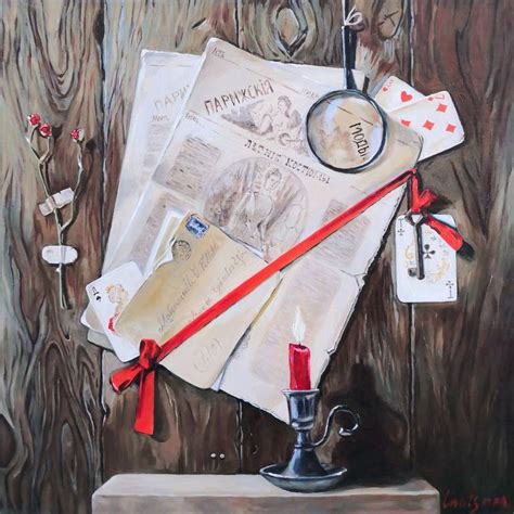 Trompe Loeil Realistic Still Life Painting By Jane Lantsman Saatchi Art