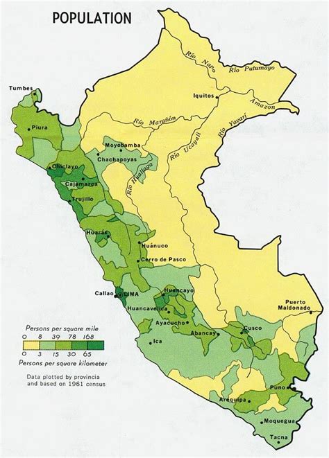 Cities Map of Peru