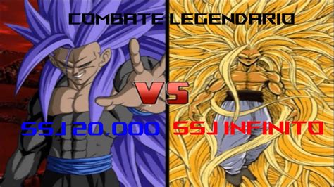 Ssj 20000 Vs Ssj Infinito Dragón Ball Combates Legendarios