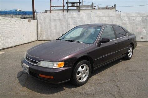 Sell Used 1997 Honda Accord Special Edition Automatic 4 Cylinder No Reserve In Orange