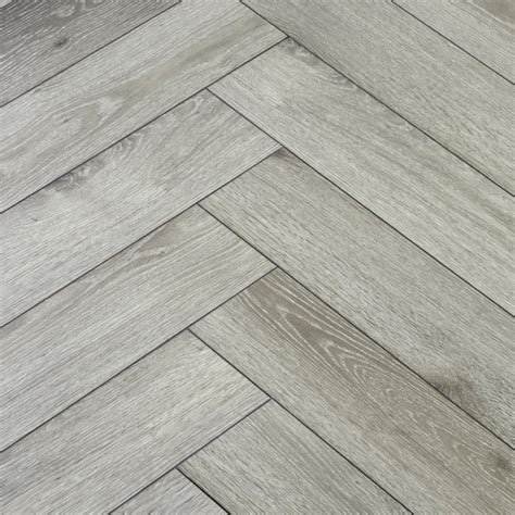 Longevity Herringbone Silver Oak Lvt SPC Click Flooring Bu