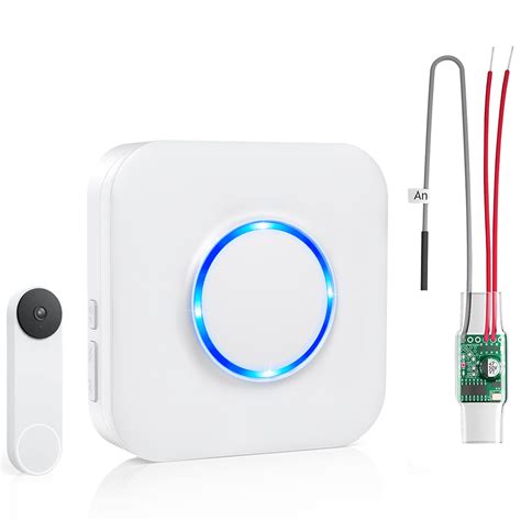 Satisure Wireless Doorbell Chime for Google Nest Doorbell (Wired, 2nd Gen) Doorbell Extender