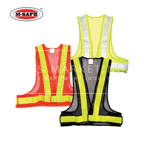 M Safe Safety Vest V Shape Reflective High Visibility Reflector