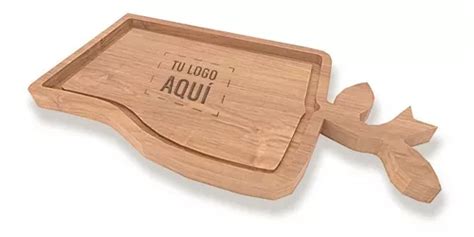 Tabla Para Parrillada Carnes Grabado Personalizado 43x23 B