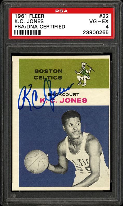 K.C. Jones | PSA AutographFacts℠