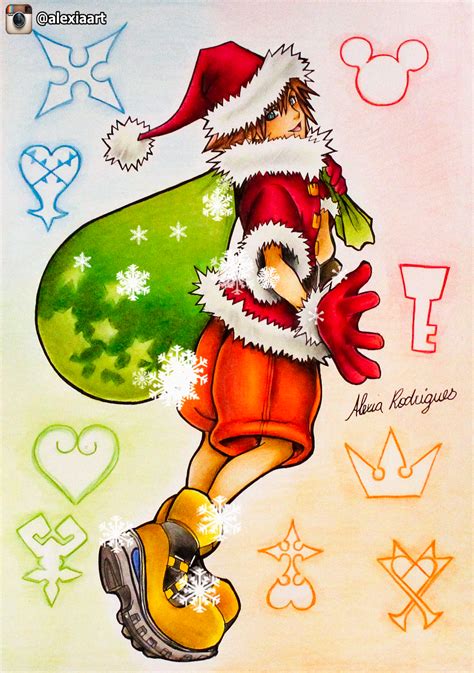 Sora Kingdom Hearts Christmas Theme By Alexiarodrigues On Deviantart