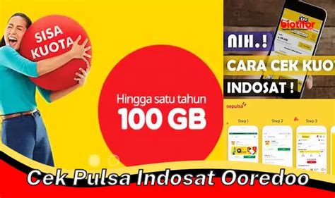 Cara Mudah Dan Cepat Cek Pulsa Indosat Ooredoo Biotifor