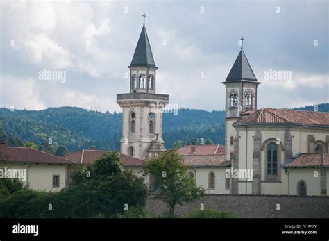 Outer Walls Of The Monastery Of Serra San Bruno Calabria Italy Stock