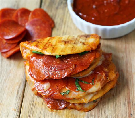 Pepperoni Pizza Flatbread Panini – Modern Honey