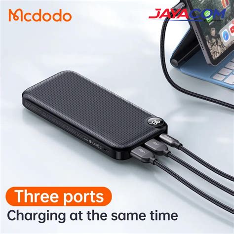 MCDODO MC 847 10000MAH 22 5W PD DIGITAL DISPLAY POWER BANK READY STOCK