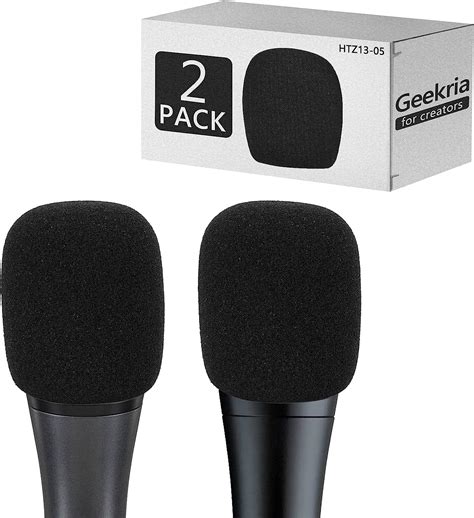 Geekria For Creators Foam Windscreen Compatible With Sennheiser E