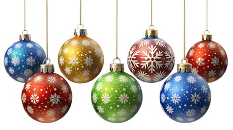 Christmas Ornaments PNGs for Free Download