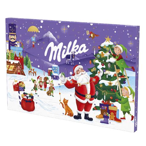 Calendrier de l Avent chocolat au lait MILKA Le calendrier de 200 g à