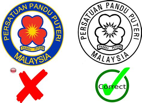 cikgu hijau logo rasmi persatuan pandu puteri malaysia