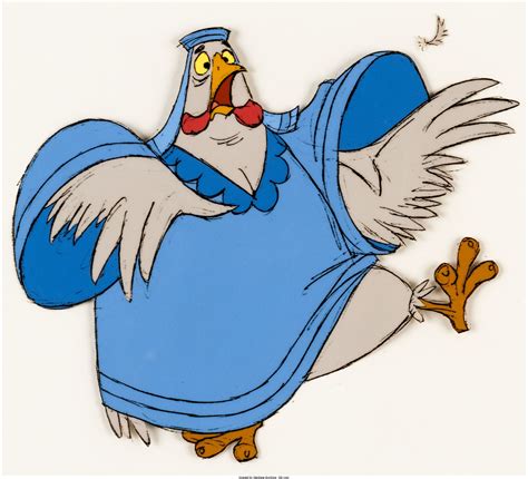 Robin Hood Lady Kluck Production Cel (Walt Disney, 1973).... | Lot ...