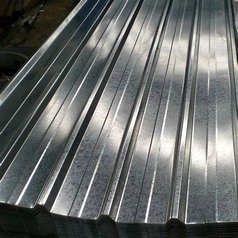 SGCC Steel Roofing Sheets , Galvanized 26 Gauge Metal Roof Panels