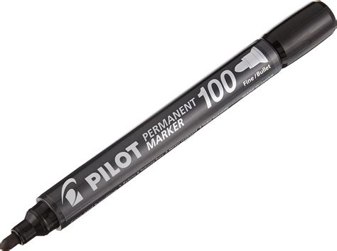 Pilot Sca B Lot De Marqueurs Permanents Pointe Conique Noir