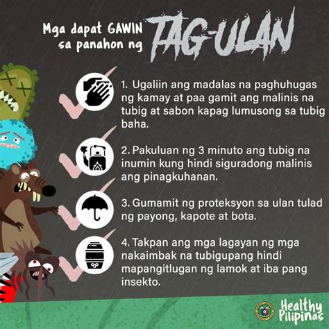 Mga Dapat Gawin Sa Panahon Ng Tag Ulan Disease