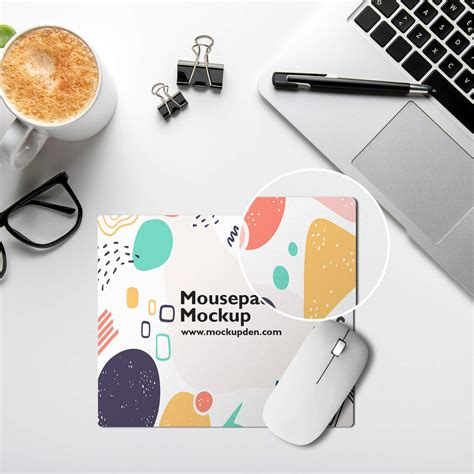 Free Mousepad Mockup Psd Template Mockup Den