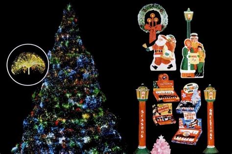 See some colorful vintage Christmas lights, and how trees & towns used ...