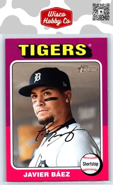 Topps Heritage Javier B Ez Detroit Tigers Eur Picclick Fr