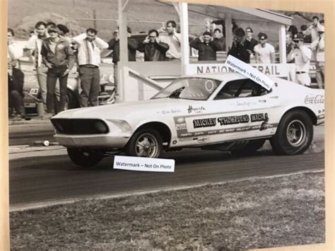 Mickey Thompson Mach Johnny Wright X Nhra Mustang Funny Car Photo