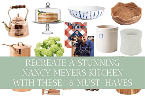 Recreate a Stunning Nancy Meyers Kitchen with these 16 Must-Haves - The ...