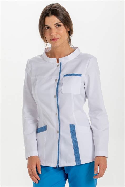 Chaqueta Sanitaria Para Mujer Chaqueta Farmacia Con Colores Uniformes