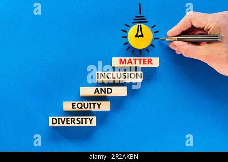 Dei Diversity Equity Inclusion Matter Symbol Concept Words Dei