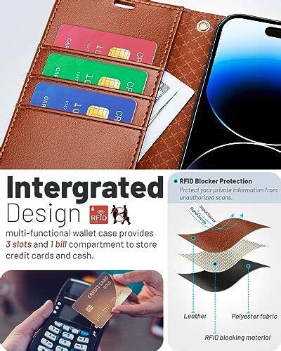 Ocase Case Compatible With Iphone 15 Wallet Pu Leather Flip Folio Case With C For Sale Online