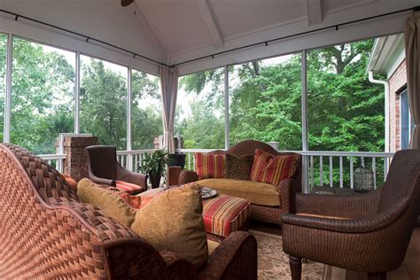 Second Story Screened Porch And Deck Solid Construction