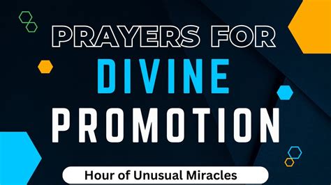 PRAYERS FOR DIVINE PROMOTION YouTube