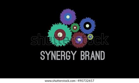 Synergy Vector Logo Template Communications Mutual Stock Vector