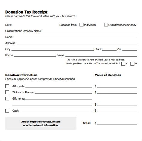 Free Donation Receipt Templates In Pdf Google Docs Google