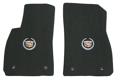 Lloyd Classic Loop Ebony Front Floor Mats With Logos To