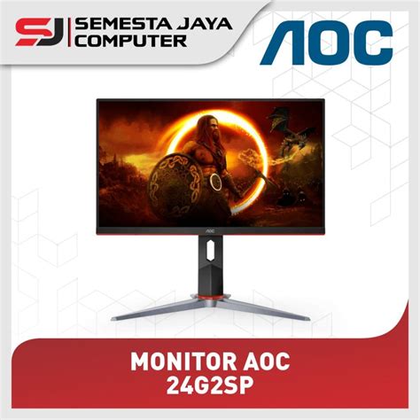 Jual Monitor Aoc 24g2sp 24 Ips 165hz 1ms Frameless Gaming Monitor