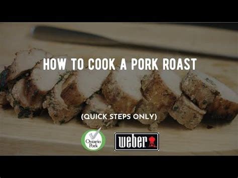 How to Cook Pork | Times and Temperatures | Ontario Pork | How to cook ...