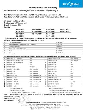 Fillable Online Lumencor Comwp ContentuploadsEU Declaration Of