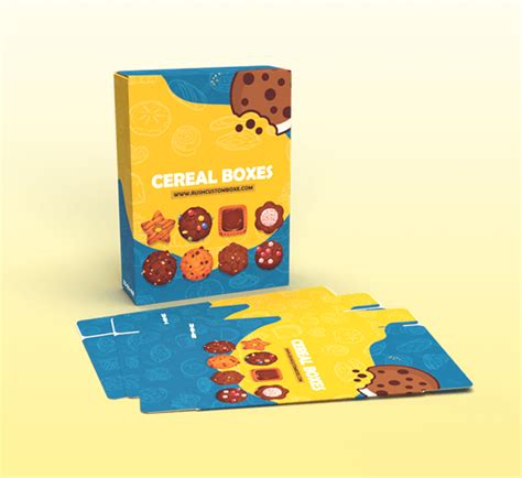 Custom Cereal Boxes Food Packaging Rcb