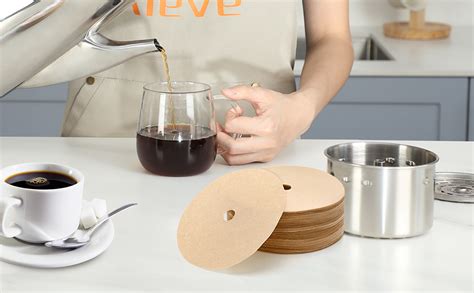 Amazon Aieve Unbleached Percolator Coffee Filters 3 75in Disc