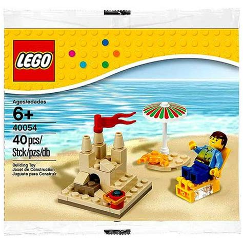 LEGO Summer Beach Scene Mini Set #40054 [Bagged] - Walmart.com - Walmart.com